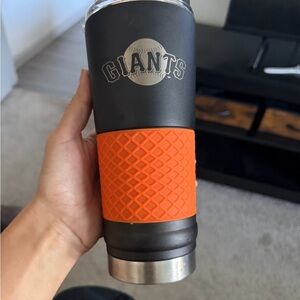 Giants Black and Orange Travel Mug 24oz baseball